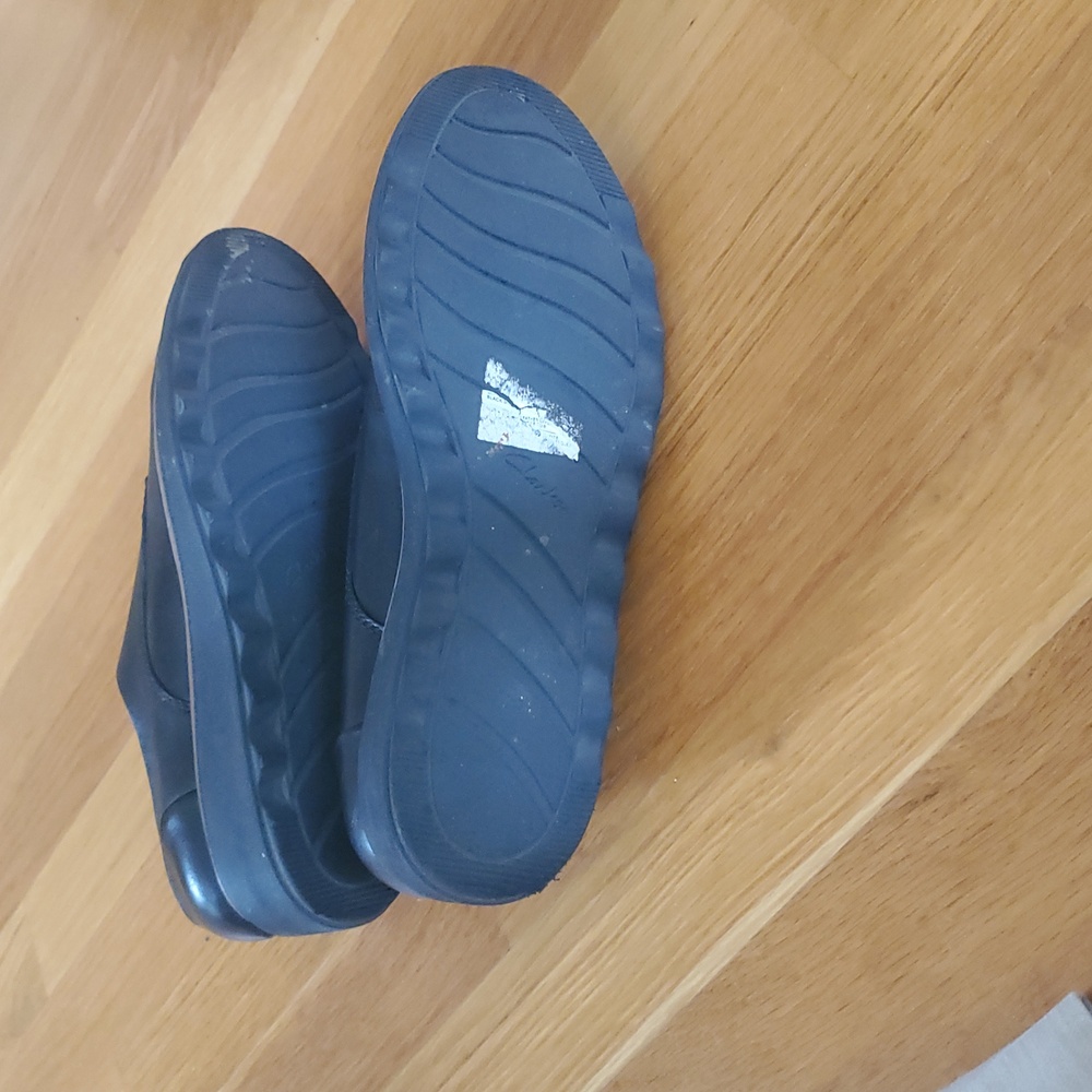 Clarks Sharon Noel lace up Oxford size 8.5. Black leather - Picture 5 of 7